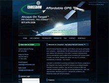 Tablet Screenshot of crossbowgps.com